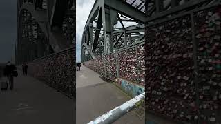 Love lock bridges köln germany [upl. by Hafinah355]