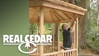 How to Build  GAZEBO Part 2  Realcedarcom [upl. by Amo385]