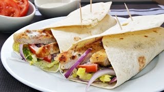 How to Make Chicken Wraps  Easy Chicken Wrap Recipe [upl. by Reinhard87]