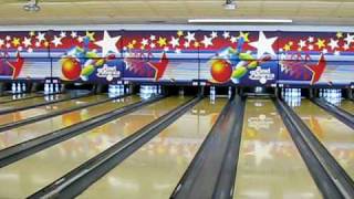 Bowling 4  7  10 Split pickup conversion from behind the ball return [upl. by Enirod469]