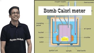 Bomb Calorimeter  Class 11th Thermodynamics  Physics wallah physicswallah JEENEET [upl. by Lorn]