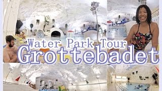 Water Park Tour  Grottebadet Harstad Norway  เที่ยวสวนน้ำกร็อทเทะบาเดะ นอร์เวย์ [upl. by Hayila]