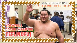 THE RETURN OF THE KING OF THE RING 【SUMO YOKOZUNA TERUNOFUJI ENJOYS ANOTHER TRIUMPH】 [upl. by Meeka]