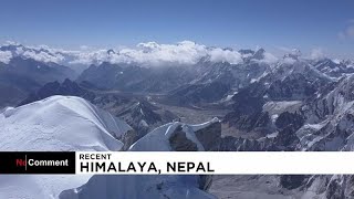 Alpinismo David Lama conquista la vetta del Lunag Ri [upl. by Randolf]