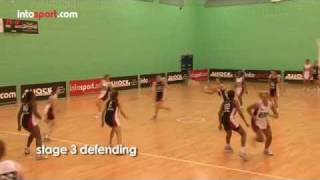 Netball Game Essential Defending Skills [upl. by Mikey]