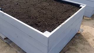 WARZYWNIK W SKRZYNIACH DIY HOW TO BUILD RAISED GARDEN BED [upl. by Enairda260]