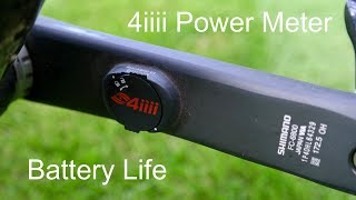 4iiii Power Meter Battery Life amp Replacement [upl. by Dorn]