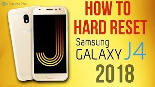 How To Hard Reset Factory Reset Samsung Galaxy J4 SMJ400 2018 [upl. by Liddle]