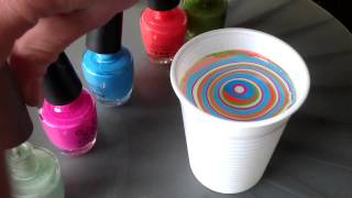 Nagels marmeren Water marble Nailstyling [upl. by Missak]