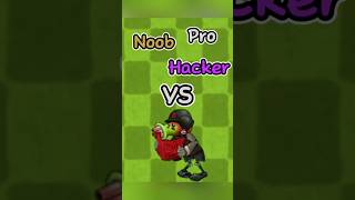 PVZ Fusion  Noob vs Pro vs Hacker  Gatling Cherry Newspaper Zombie pvz memes shorts [upl. by Shum338]