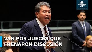 Solicitan juicio político contra jueces por pausar debate de la reforma judicial EnPortada [upl. by Roswell]