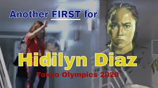 Hidilyn Diaz on Canvas  Arrival  NAIA  Tokyo Olympics 2020 [upl. by Longo]