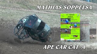 12° FRENDE TROPHY 2024  MATHIAS SOPPELSA  APE CAR CATEGORIA A  VIDEOCLIP  BY BELLUNOVIDEO [upl. by Zenger]