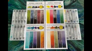 Overview Four New Daniel Smith Watercolor Stick Sets [upl. by Nordek]