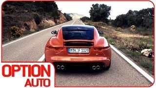 0100Exhaust Sound  Jaguar FType R Coupé Option Auto [upl. by Maddie]