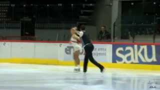 Aliona SAVCHENKO  Bruno MASSOT GER SP  Tallinn Trophy 2015 [upl. by Yolanda]