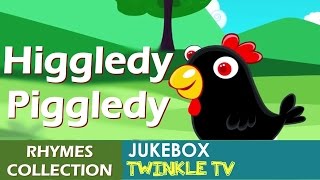 Higgledy Piggledy My Black Hen Nursery Rhyme  Twinkle Tv [upl. by Marba]