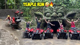 Drifting ATV gone wrong 😰  Real life temple run🤣🔥 [upl. by Monie663]