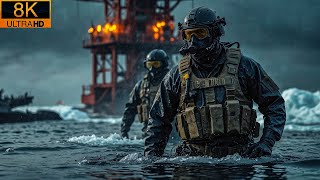 US Navy SEALs｜The Russian Oil Rig Hostage Rescue Operation｜Modern Warfare 2 Remastered｜8K [upl. by Gnas]