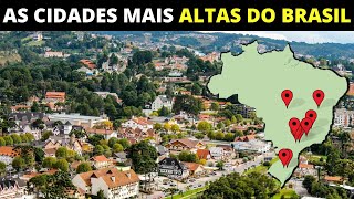 12 CIDADES MAIS ALTAS DO BRASIL [upl. by Renita]