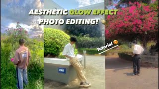 Glow Effect Photo Editing Tutorial⭐️  drippxaesthetic  photoediting editingtutorial [upl. by Airlia]