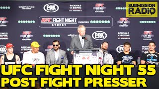 UFC Fight Night Rockhold vs Bisping Post Fight Press Conference [upl. by Pulsifer]