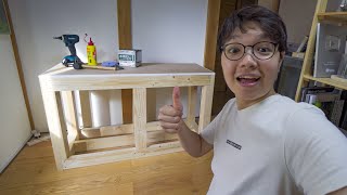 Beautiful DIY 2x4 Aquarium Stand Build [upl. by Aidam]