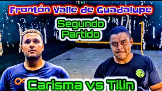 Mano a mano Carisma vs Tilin Frontón Valle de Guadalupe primer partido [upl. by Losse]