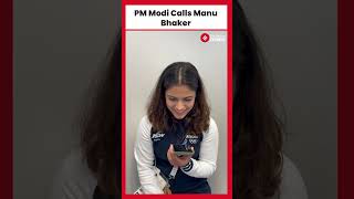 Paris Olympics 2024  PM Modi Congratulates Olympic Bronze Medalist Manu Bhaker [upl. by Ahgiel]