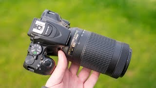 Nikon AFP DX 70300mm F4563G ED VR  Initial Review with Nikon D5500  D5600 [upl. by Toh]