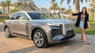 Chinese Luxury Electric SUV  Hongqi EHS9 [upl. by Rekrap]