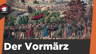 Vormärz einfach erklärt  Grundlagen Vorgeschichte und wichtige Ereignisse des Vormärz erklärt [upl. by Atsed411]