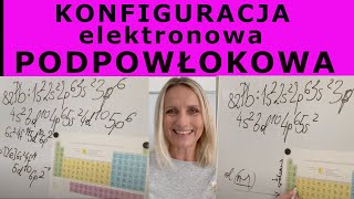 KONFIGURACJA BEZ PIRAMIDY nowy film PODPOWŁOKOWA KONFIGURACJA chemia 32 [upl. by Winn]