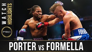 Porter vs Formella HIGHLIGHTS August 22 2020  PBC on FOX [upl. by Chandal132]