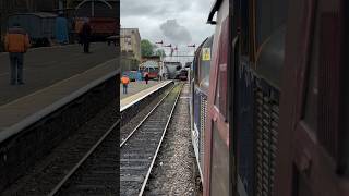 ELRs ‘Lancastrian Lunch’ steam train’s arrival into Bury Bolton Street Station [upl. by Eeclehc57]