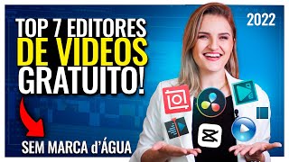 ✅ 7 MELHORES EDITORES de VÍDEO para PC e CELULAR GRÁTIS e FÁCIL DE USAR 2023 [upl. by Mosira]