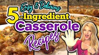 Unbelievable 5INGREDIENT CASSEROLE RECIPES that will Blow Your Mind  AMAZINGLY EASY Casseroles [upl. by Jodie]