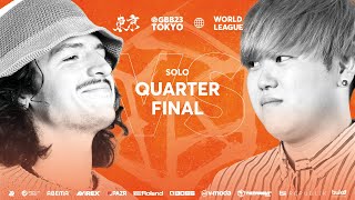 RIVER 🇫🇷 🇨🇴 vs momimaru 🇯🇵  GRAND BEATBOX BATTLE 2023 WORLD LEAGUE  Solo Quarter Final [upl. by Wolford]