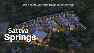 Sattva Springs at Kanakapura Road Bangalore  Walkthrough video  Luxury Villas in South Bangalore [upl. by Nitsugua]