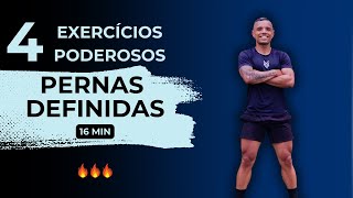 Treino HIIT  MELHOR treino para DEFINIR as PERNAS [upl. by Castera324]