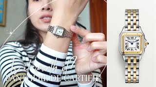 PANTHÈRE DE CARTIER watch  Small  Review and close ups [upl. by Uzzial303]