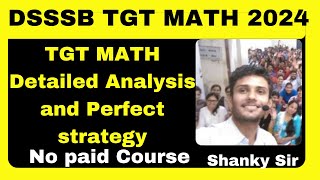 Dsssb tgt math Syllabus The Perfect Strategy tgtmaths tgt pgt pgtmaths [upl. by Auohs]