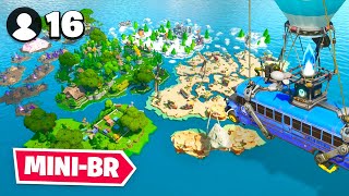 NEW 16 Player MINI BATTLE ROYALE Map In Fortnite Creative [upl. by Asila]