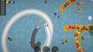 worms zone best game😎😎😎  worms zone high score 😲😲😲 [upl. by Nessej421]