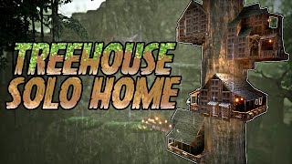 Conan Exiles Treehouse Solo Home Build Guide [upl. by Ahsinoj831]