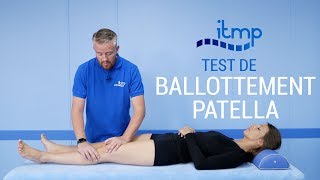 Test de Ballottement de la Patella [upl. by Ydnat]