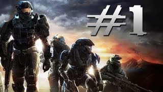 Halo Reach  CoOp Walkthrough Legendary Mission 1 HD XBOX 360 [upl. by Eseekram]