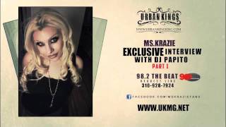 Ms Krazie Interview On Radio Station 982 The Beat Part 1  Urban Kings Tv [upl. by Ewall]