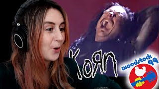 First Time Reaction to KoRn Blind  Twist  Chi Woodstock 99 [upl. by Bill]