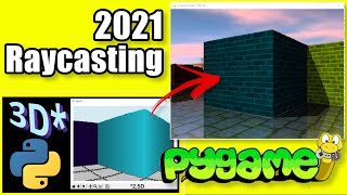 Raycasting with Pygame in Python Simple 3D game tutorial Devlog [upl. by Aicnerolf]